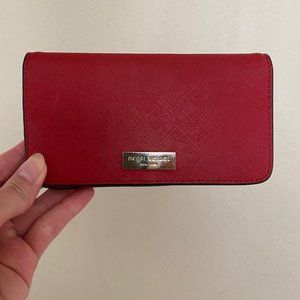 Henri Bendel NY Iphone Wallet in Red